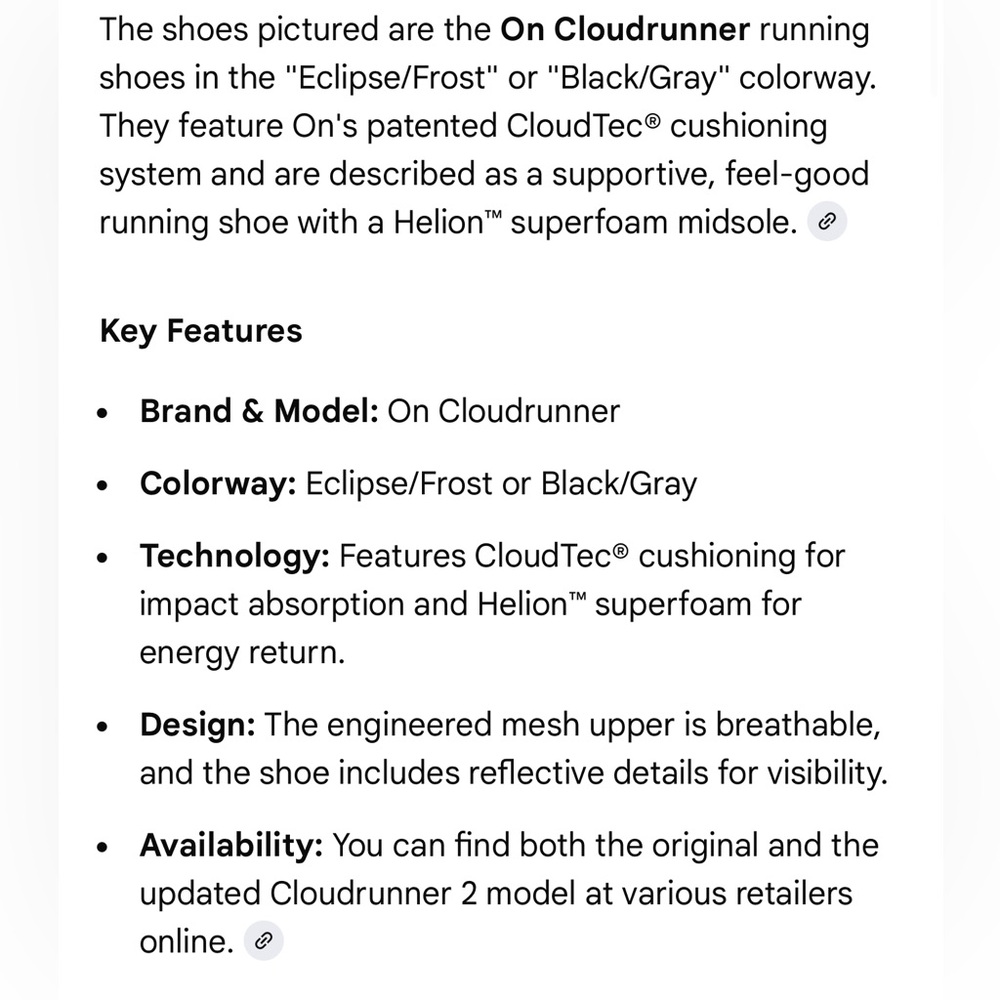 On Cloudrunner Eclipse Road Race Running Support … - image 6